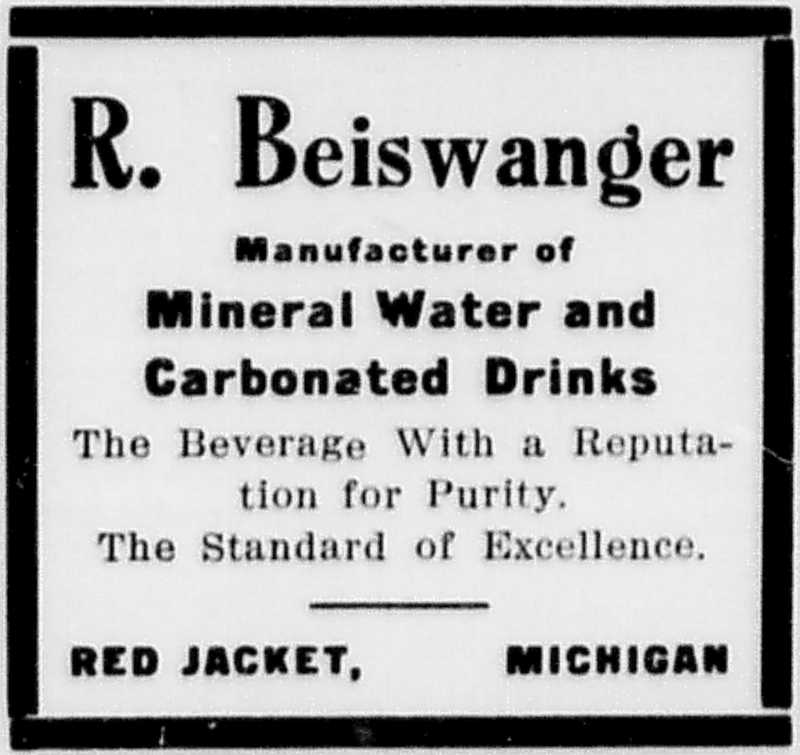 Newspaper ad - <i>The Keweenaw Miner</i>, 21 Nov 1913